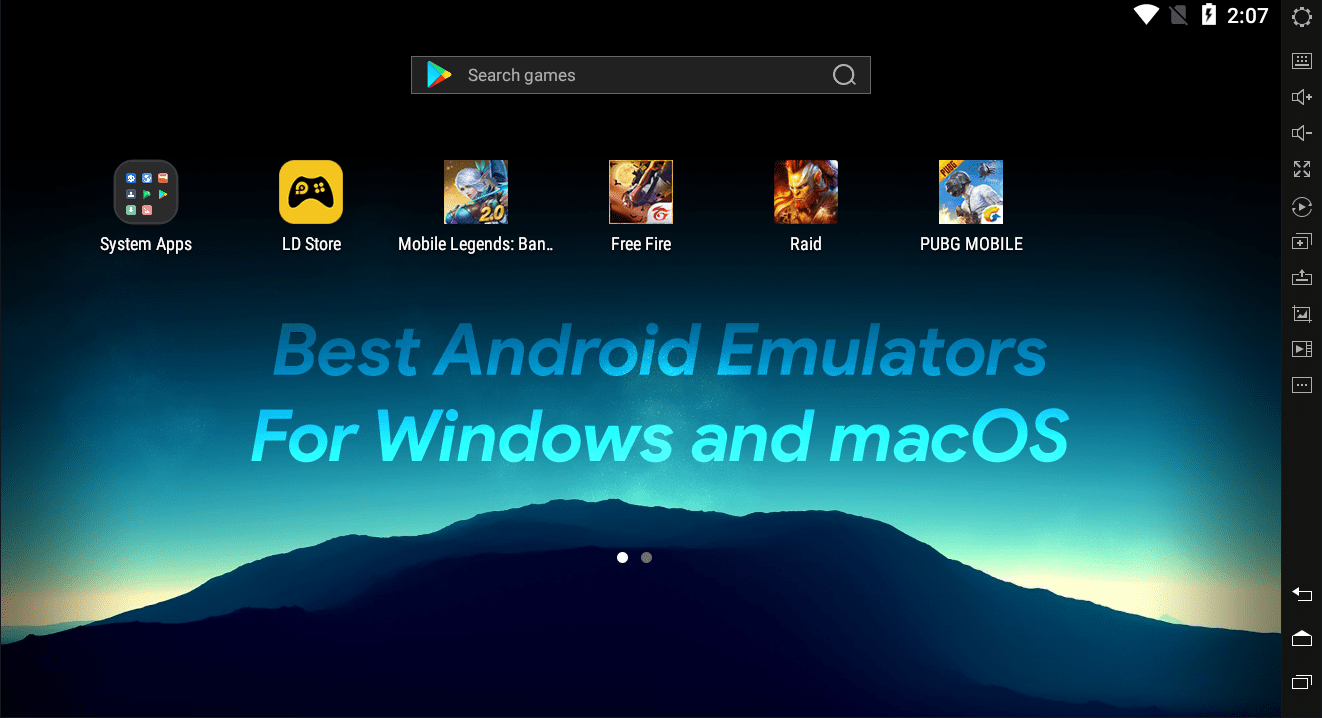 nox android emulator for mac os